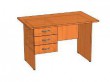 СФ215 Стол письменный с 3-мя ящ.